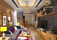 Nguyên tắc bố trí ghế sofa cho phòng khách nhà ống